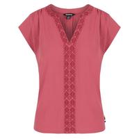  Women's Hara Cap-Sleeved Top - Pink