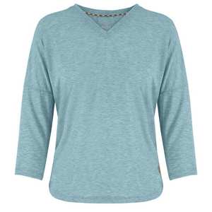 Women's Asha V-Neck 3/4 Sleeve Top - Blue