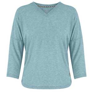 Women's Asha V-Neck 3/4 Sleeve Top - Blue