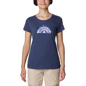 Women's Daisy Days Graphic T-Shirt - Dark Blue