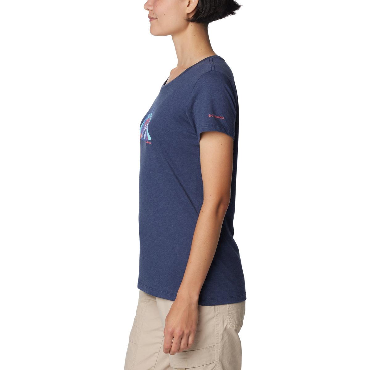 Columbia Women's Daisy Days Graphic T-Shirt - Dark Blue