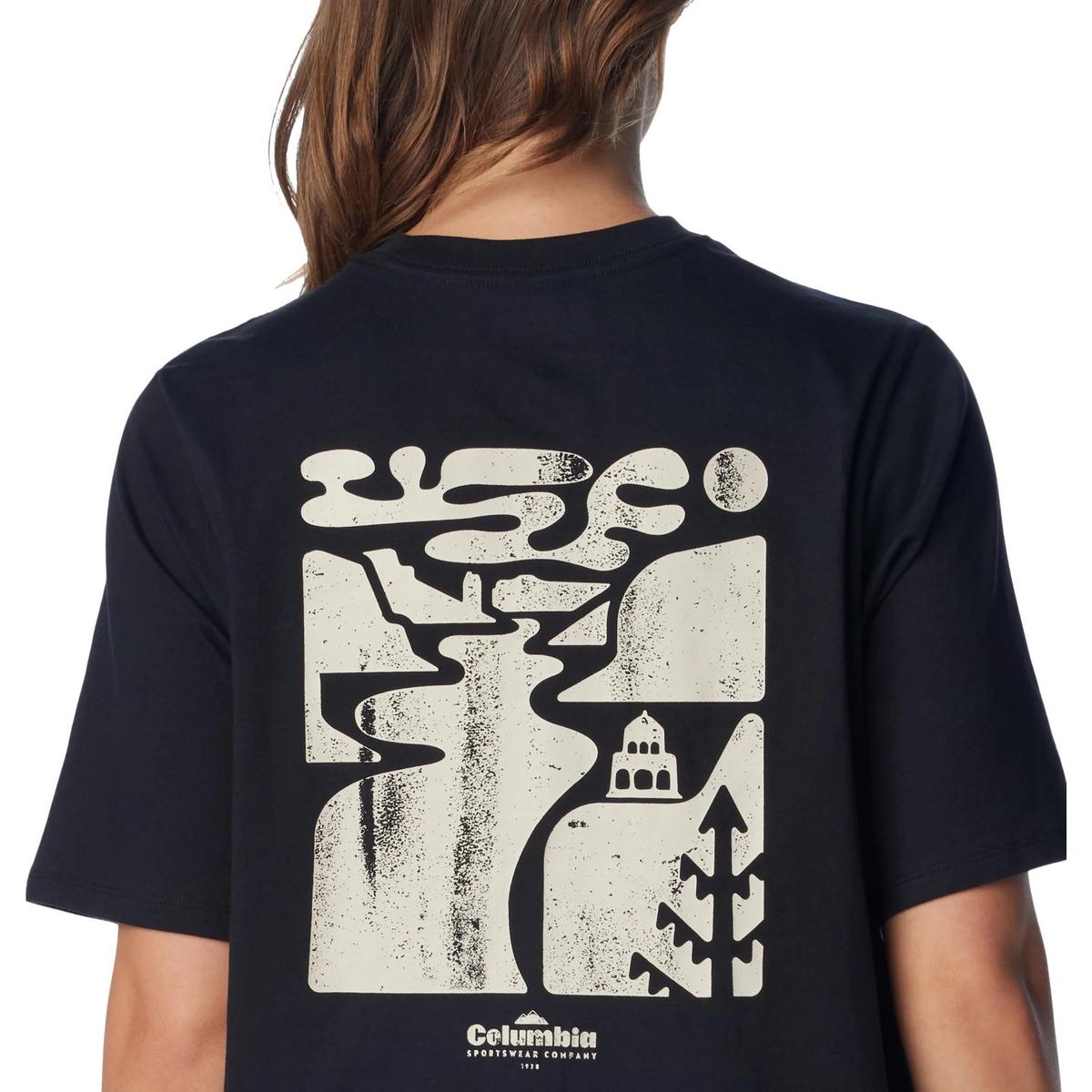 Columbia Women's North Cascades Graphic T-Shirt - Black
