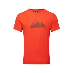 Men's Mountain Sun T-Shirt - Orange