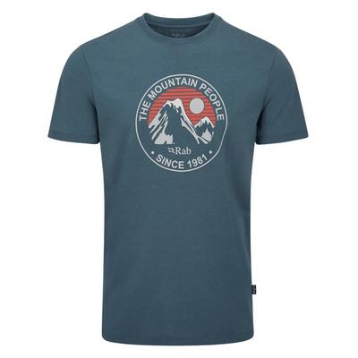 Rab Men's Stance Alpine Peak Tee - Blue