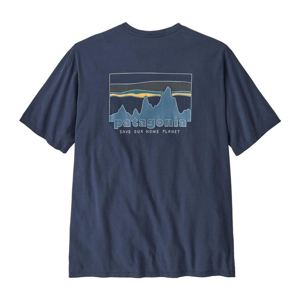 Patagonia Men's '73 Skyline Organic T-Shirt - Navy