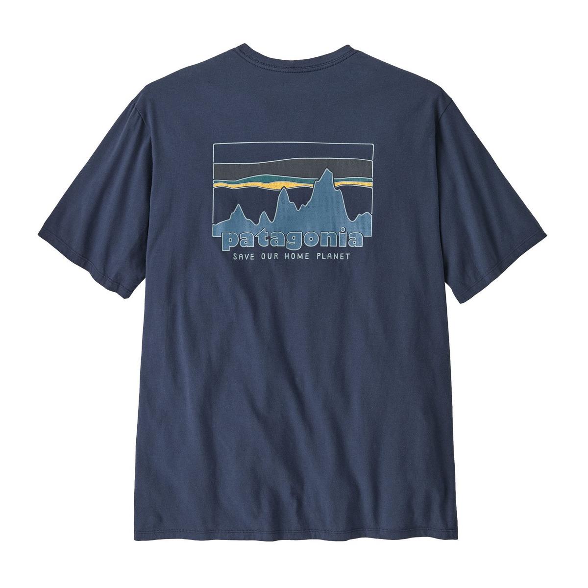 Patagonia Men's '73 Skyline Organic T-Shirt - Navy
