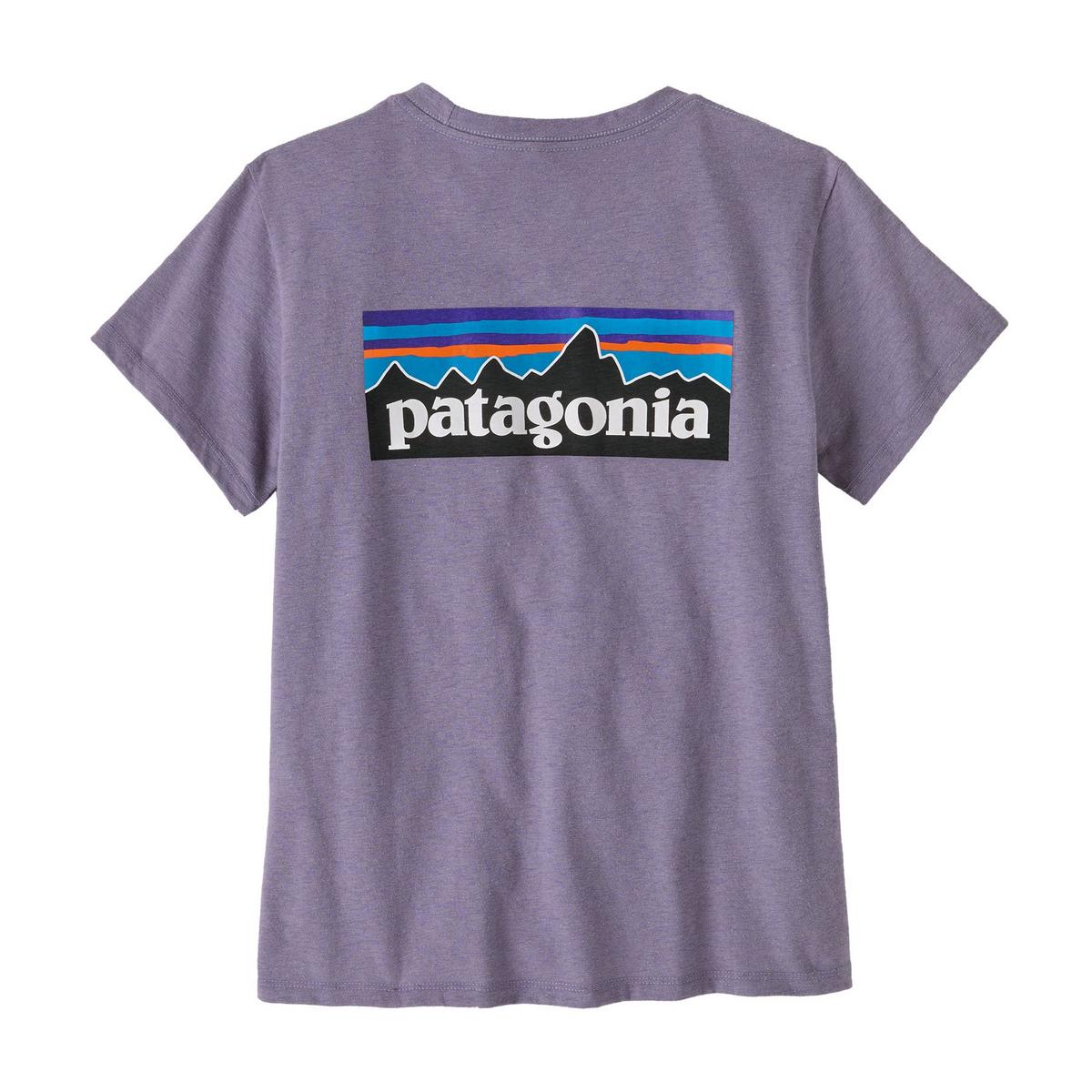 Patagonia Women's P6 Logo Responsibilitee T-Shirt - Purple