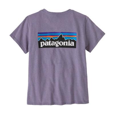 Patagonia Women's P6 Logo Responsibilitee T-Shirt - Purple