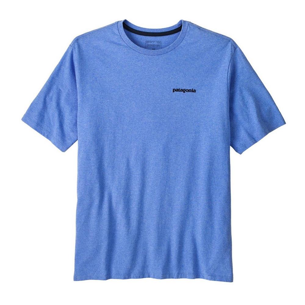 Patagonia Men's P6 Logo Responsibilitee T-Shirt - Light Blue