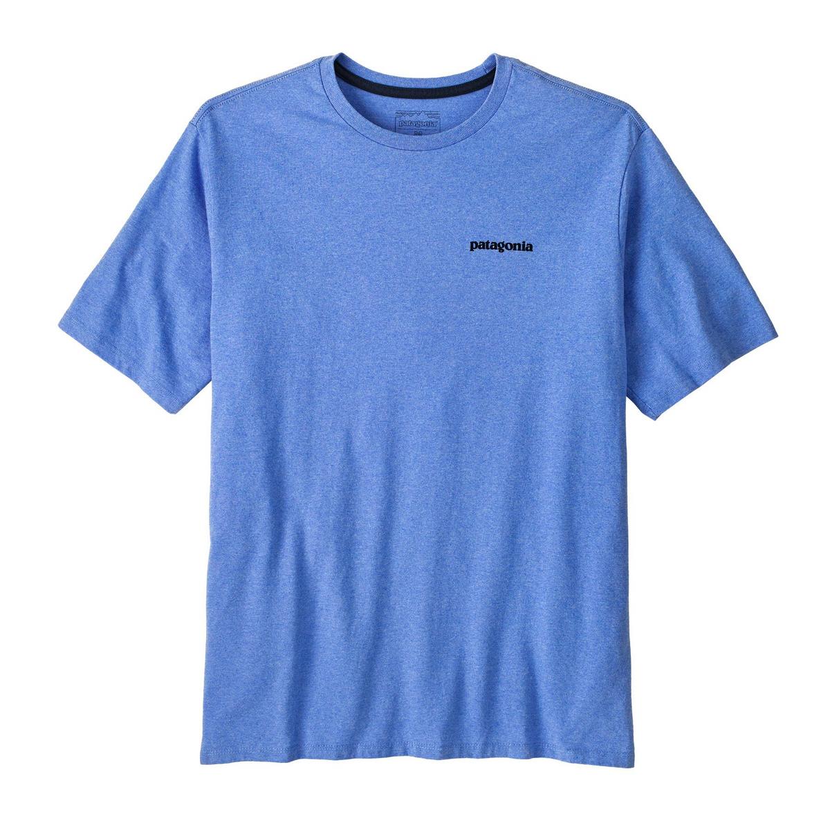 Patagonia Men's P6 Logo Responsibilitee T-Shirt - Light Blue