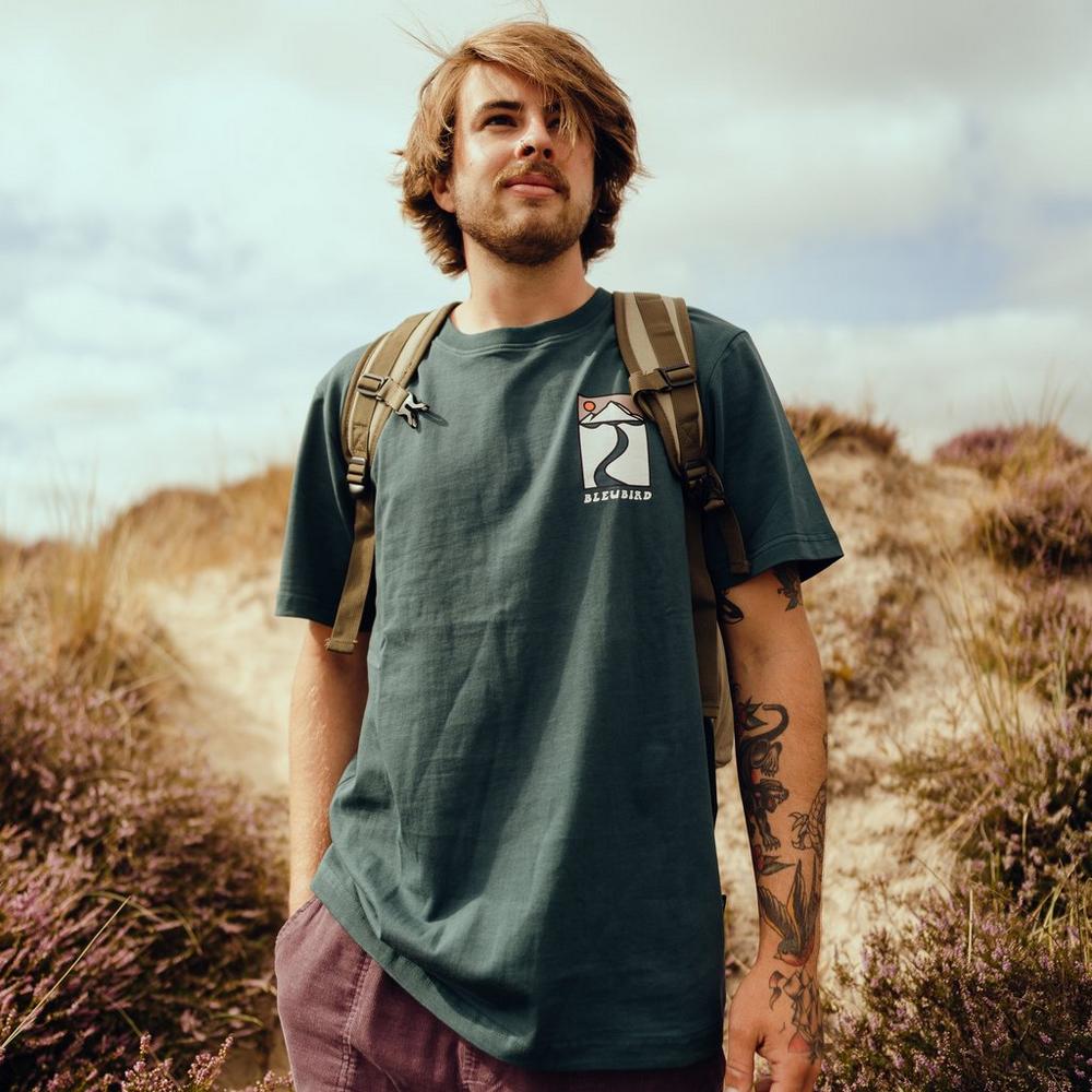 Bleubird Unisex Journey T-Shirt - Green