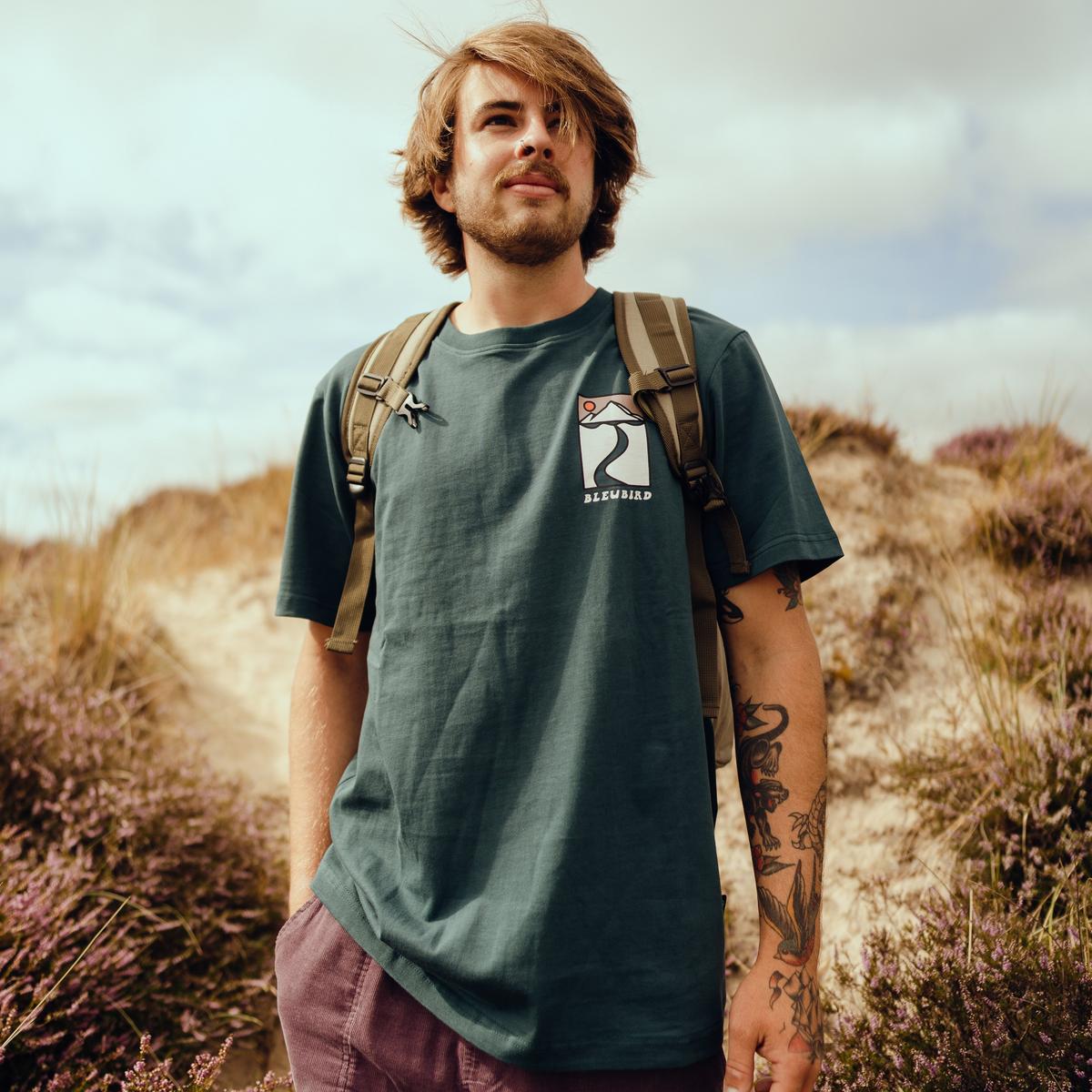 Bleubird Unisex Journey T-Shirt - Green