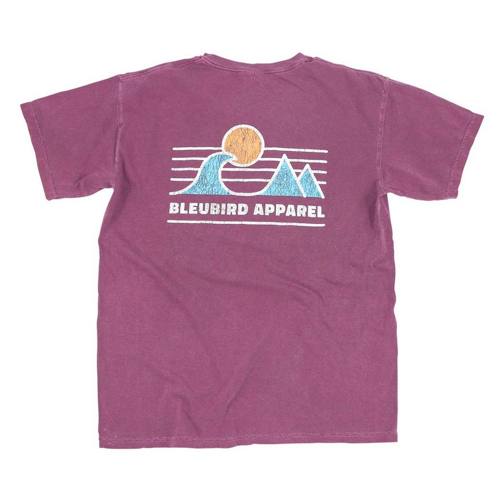 Bleubird Unisex Horizon T-Shirt - Pink