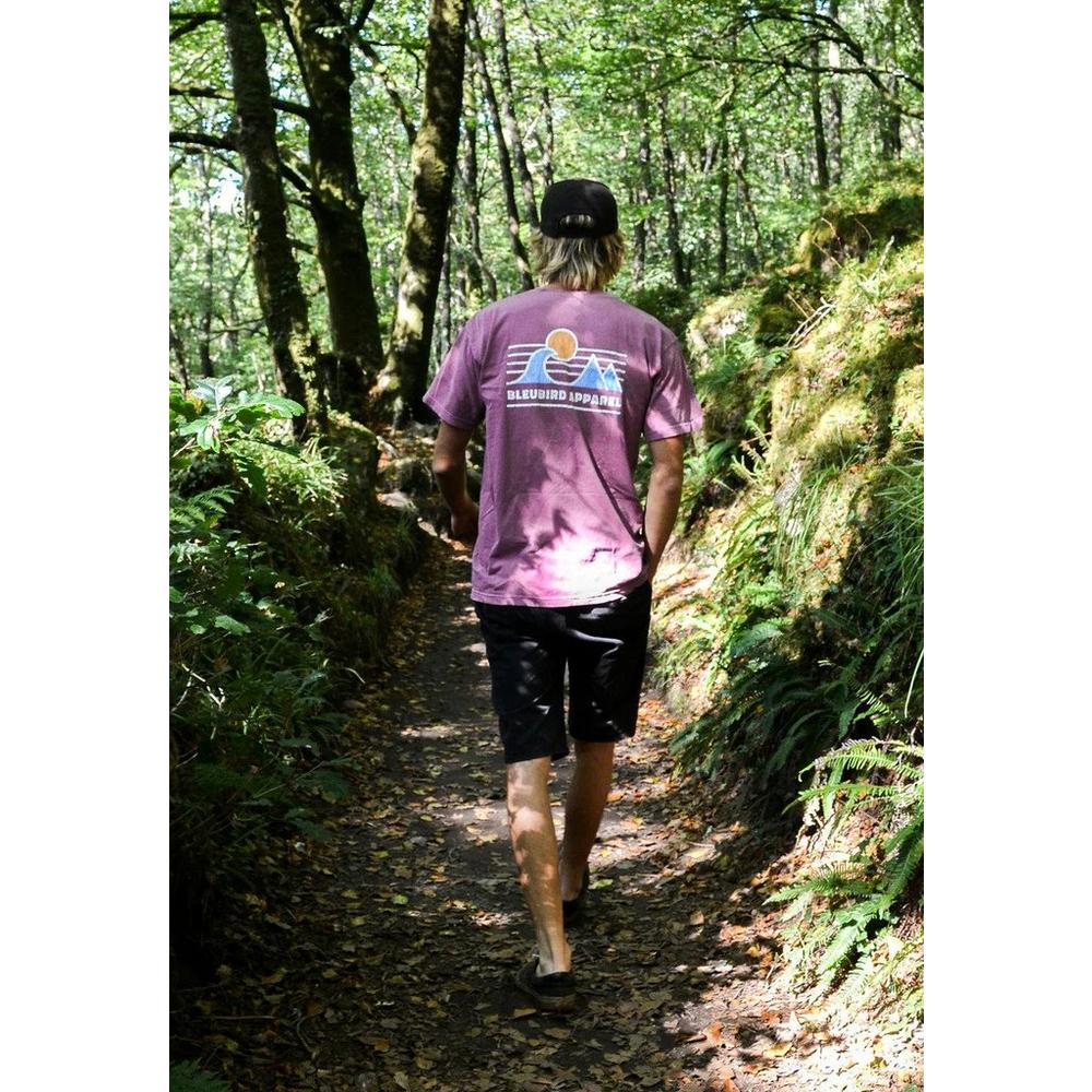 Bleubird Unisex Horizon T-Shirt - Pink