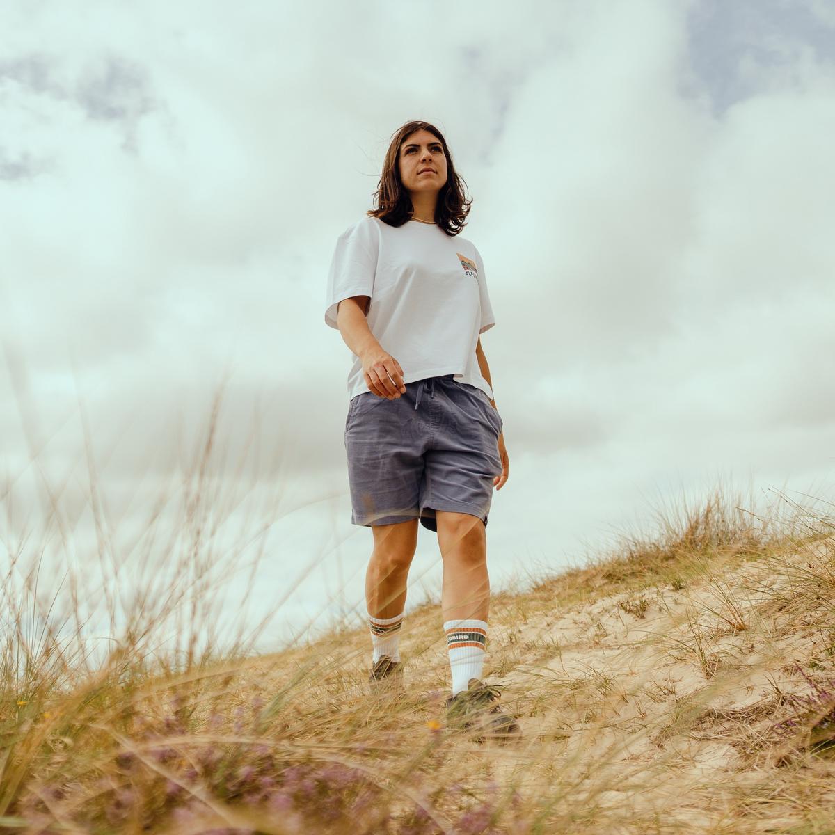 Bleubird Women's Road Out Cropped T-Shirt - White
