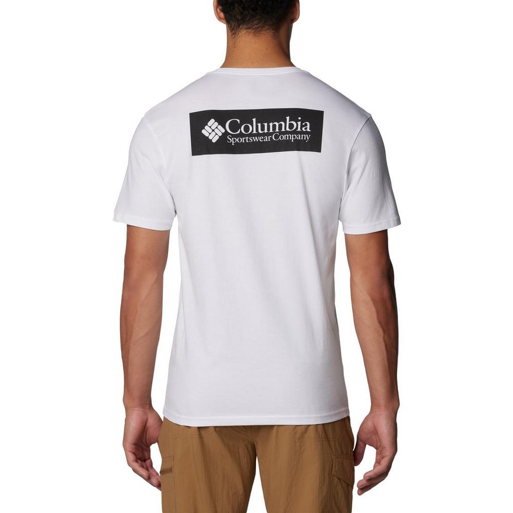 Columbia Men's North Cascades Short-Sleeve T-Shirt - White