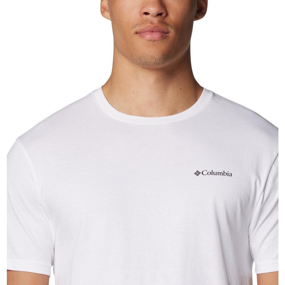 Columbia Men's North Cascades Short-Sleeve T-Shirt - White