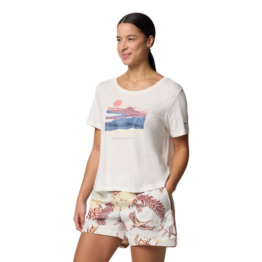 Columbia Women's Ruby Springs Graphic Print T-Shirt - White