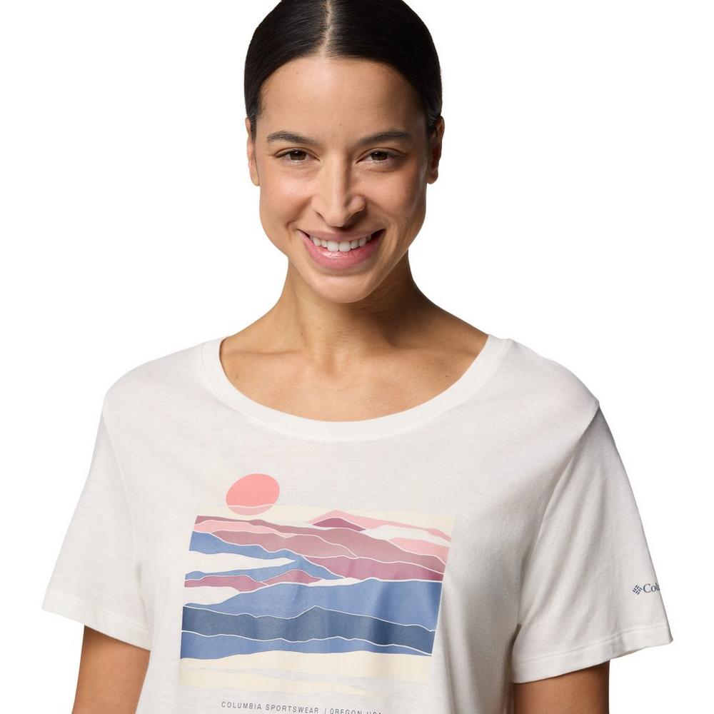 Columbia Women's Ruby Springs Graphic Print T-Shirt - White