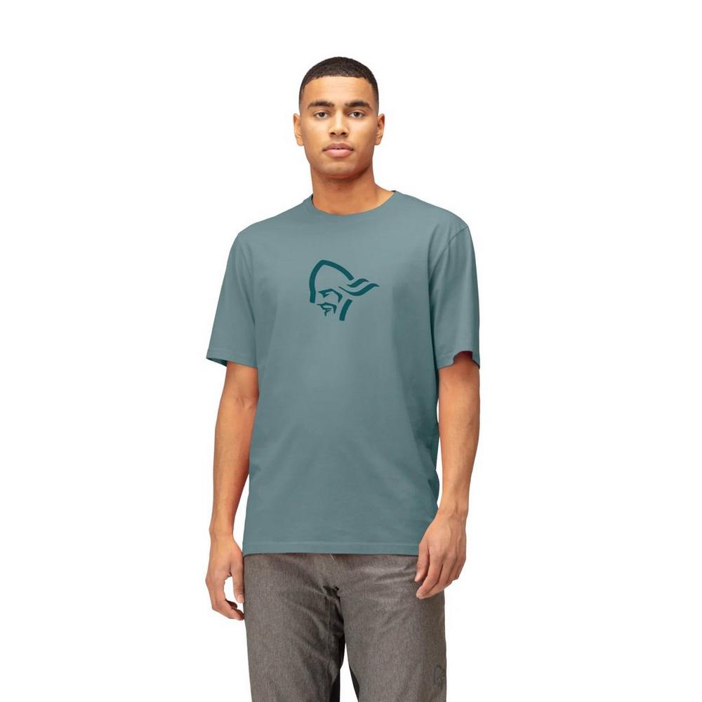 Norrona Men's 29 Cotton Viking T-Shirt - Blue
