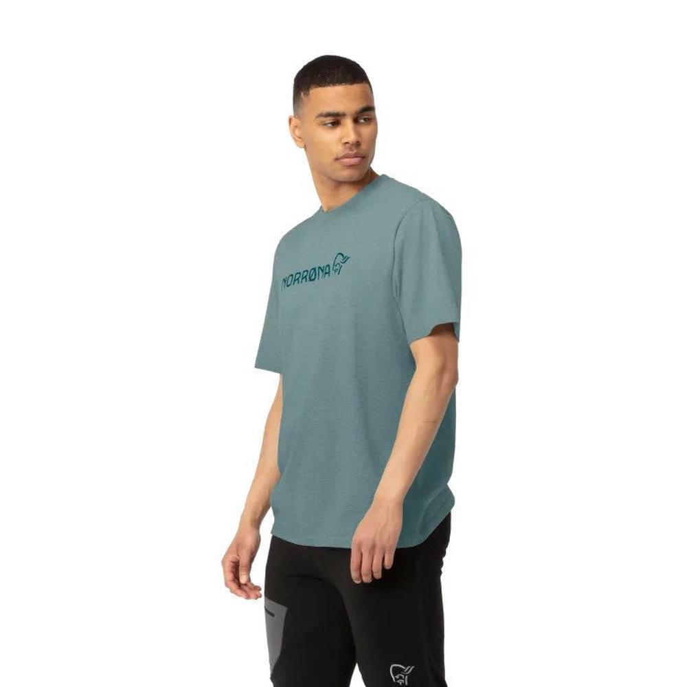 Norrona Men's 29 Cotton Viking T-Shirt - Blue