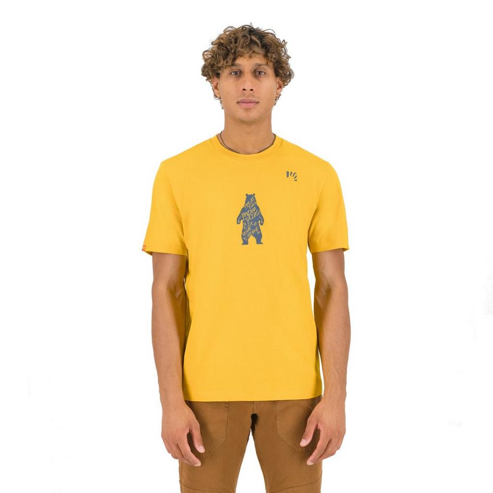 Karpos Men's Wild Animal T-Shirt - Yellow