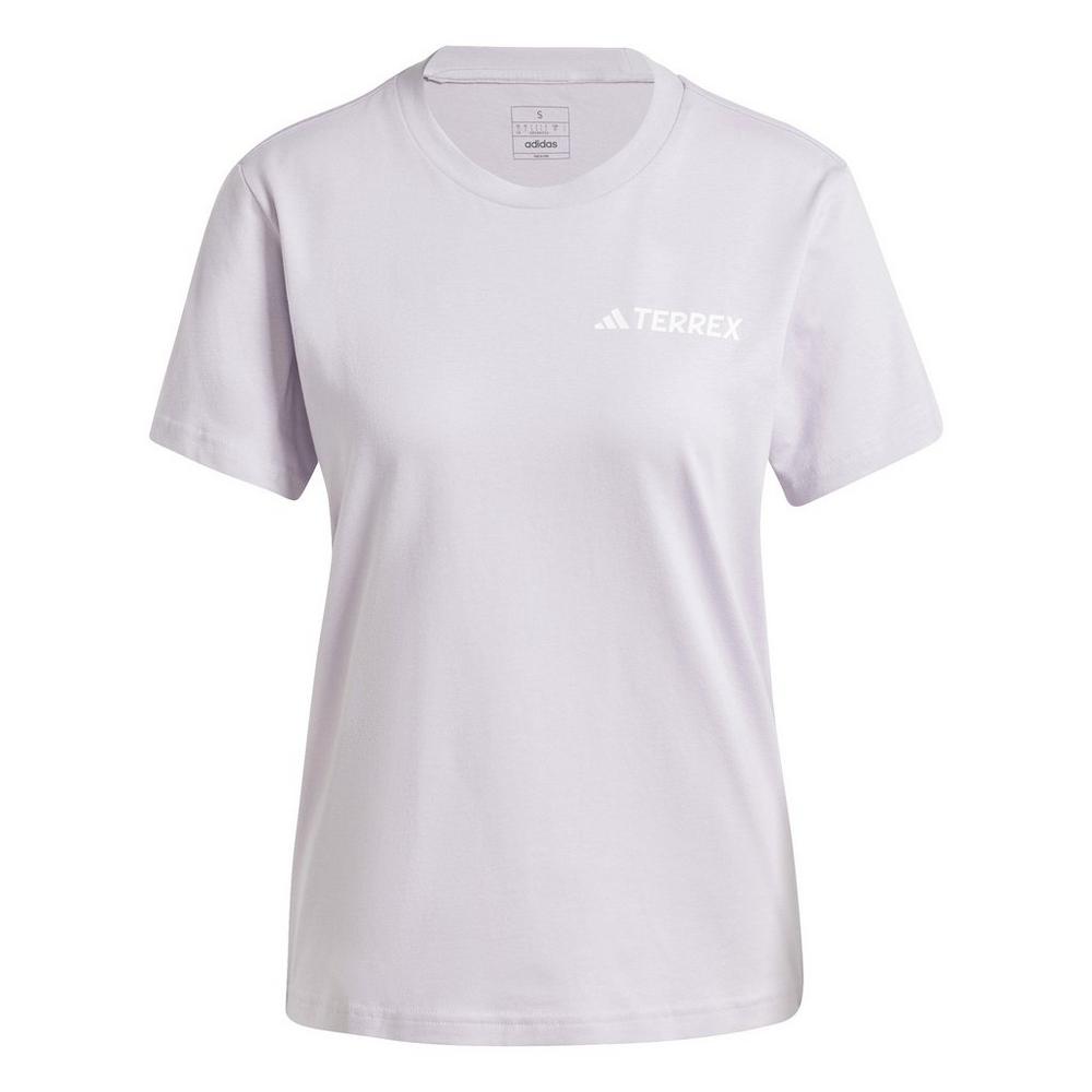 Adidas Terrex Women's Graphic Mountain T-Shirt - Purple