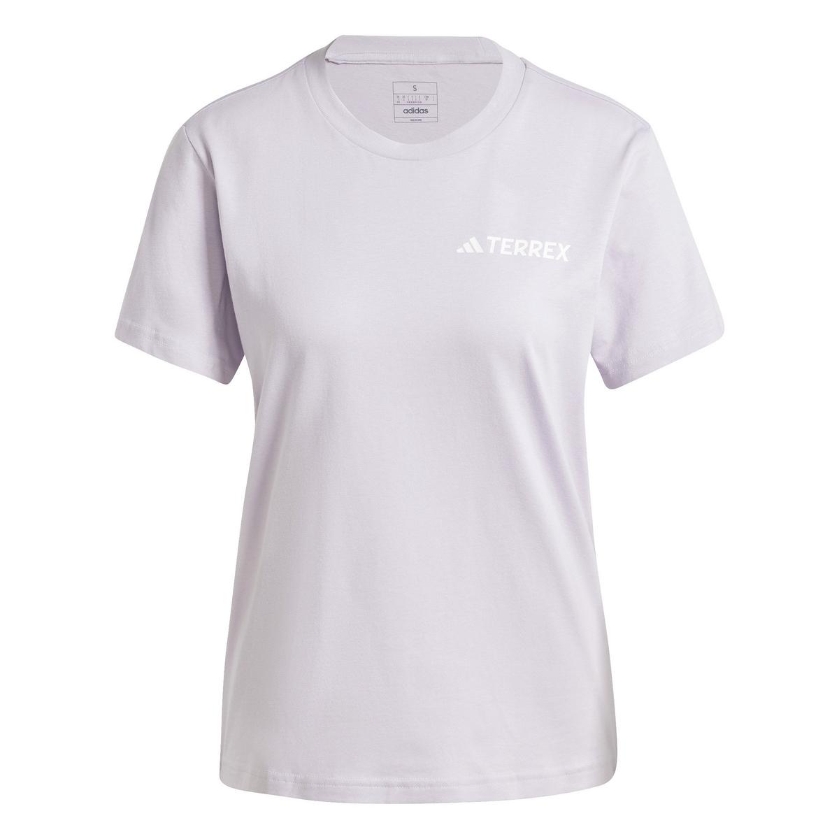 Adidas Terrex Women's Graphic Mountain T-Shirt - Purple