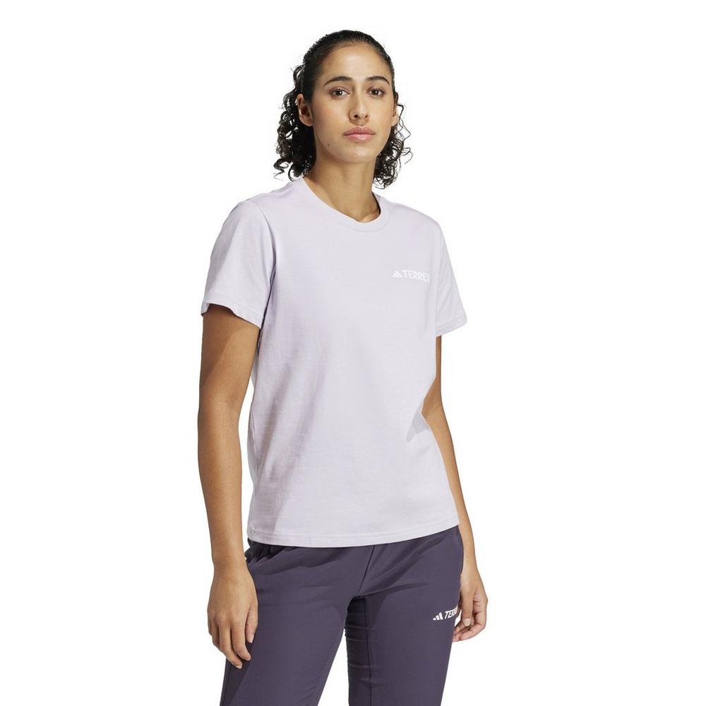 Adidas Terrex Women's Graphic Mountain T-Shirt - Purple