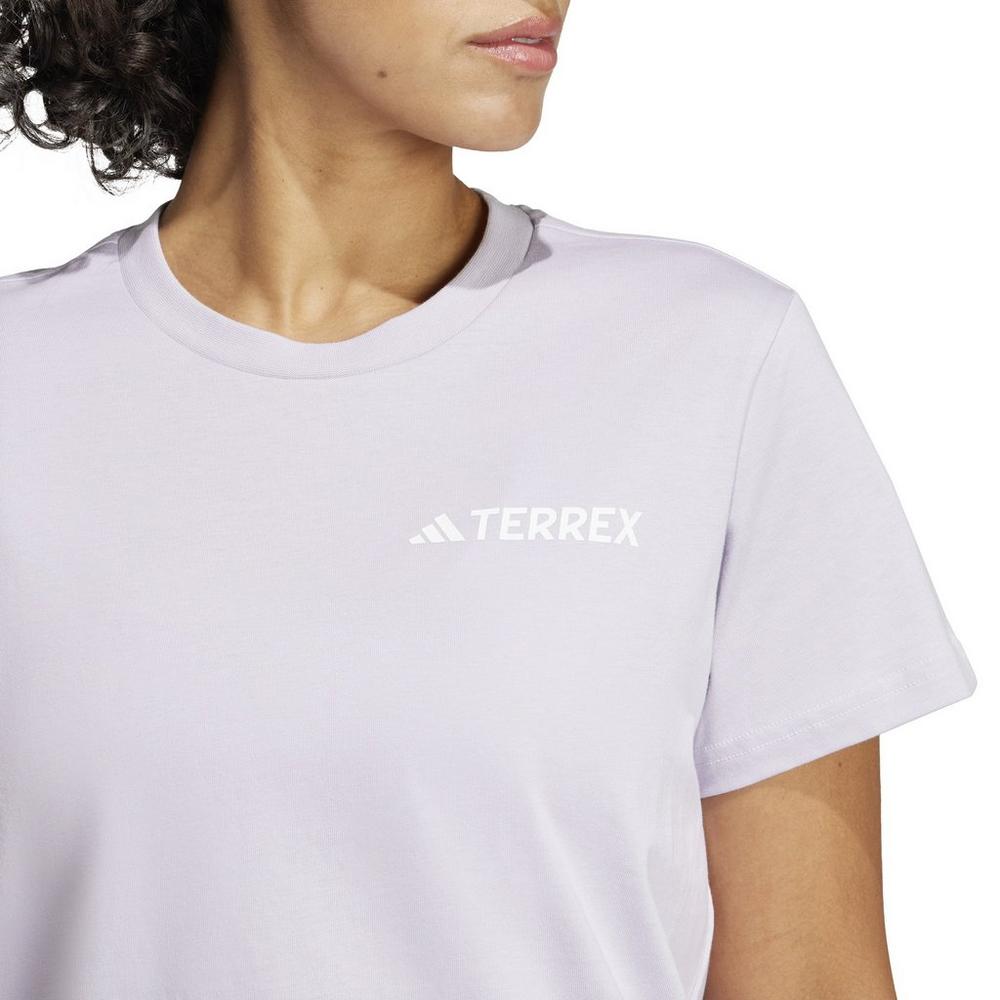 Adidas Terrex Women's Graphic Mountain T-Shirt - Purple