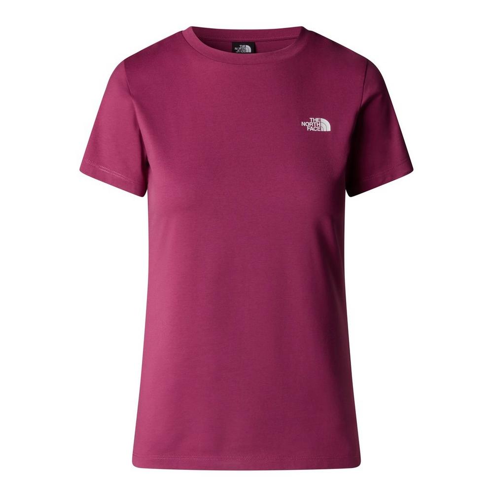 The North Face Women's Simple Dome Short-Sleeve Slim T-Shirt - Purple