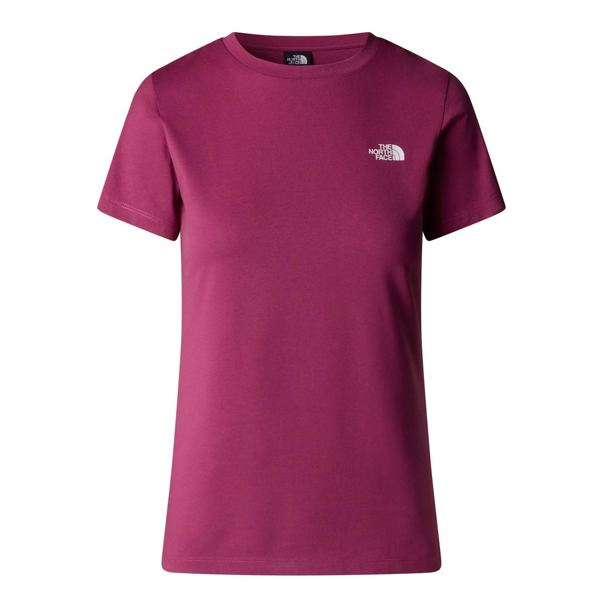 The North Face Women's Simple Dome Short-Sleeve Slim T-Shirt - Purple
