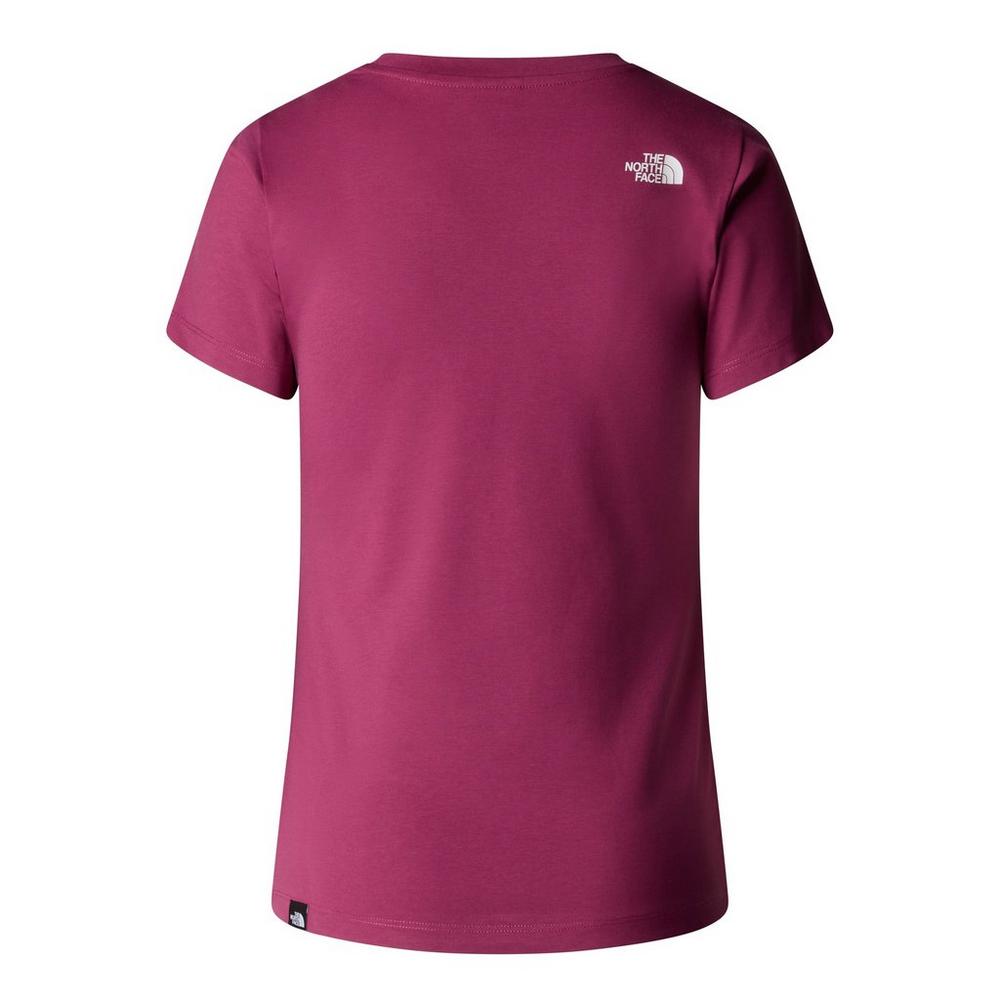 The North Face Women's Simple Dome Short-Sleeve Slim T-Shirt - Purple