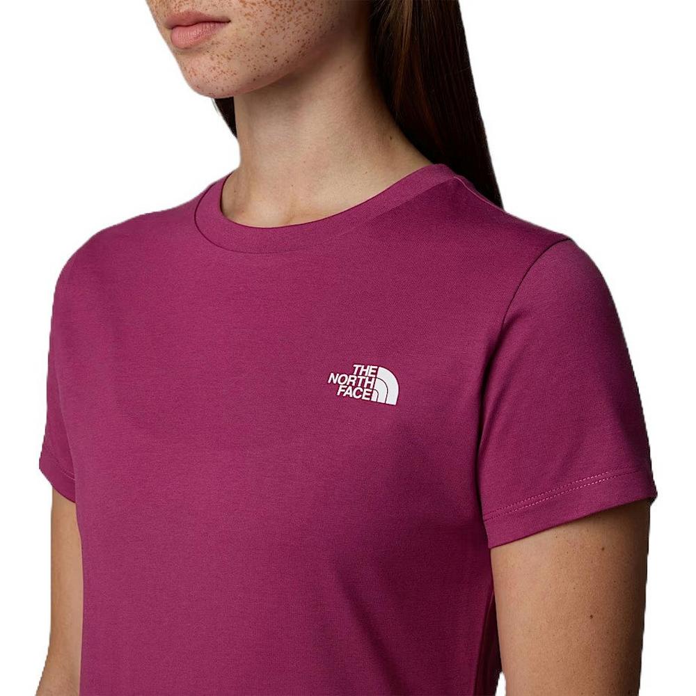 The North Face Women's Simple Dome Short-Sleeve Slim T-Shirt - Purple