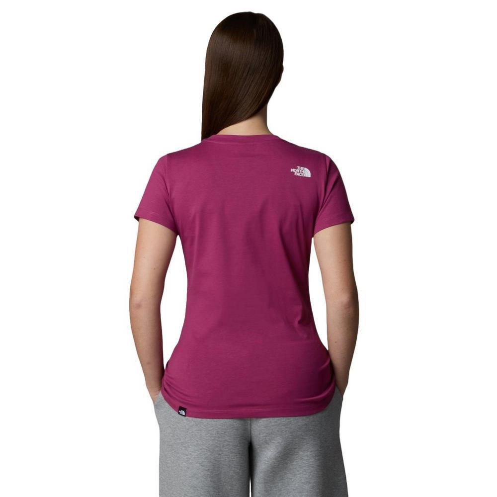 The North Face Women's Simple Dome Short-Sleeve Slim T-Shirt - Purple