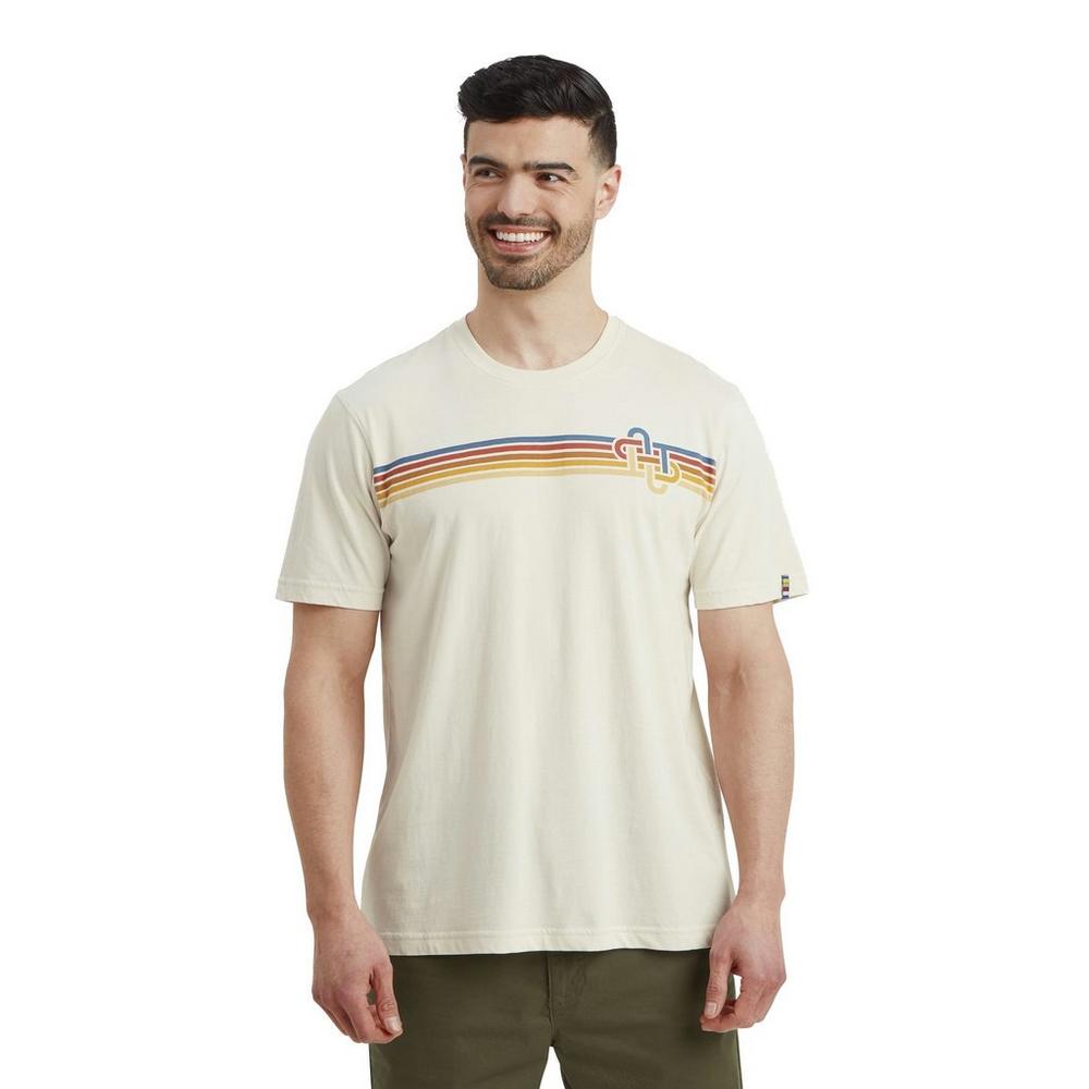 Sherpa Adventure Men's Retro Knot T-Shirt - Cream
