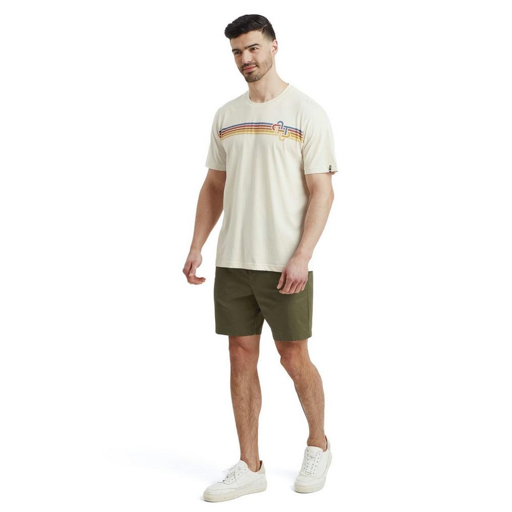 Sherpa Adventure Men's Retro Knot T-Shirt - Cream