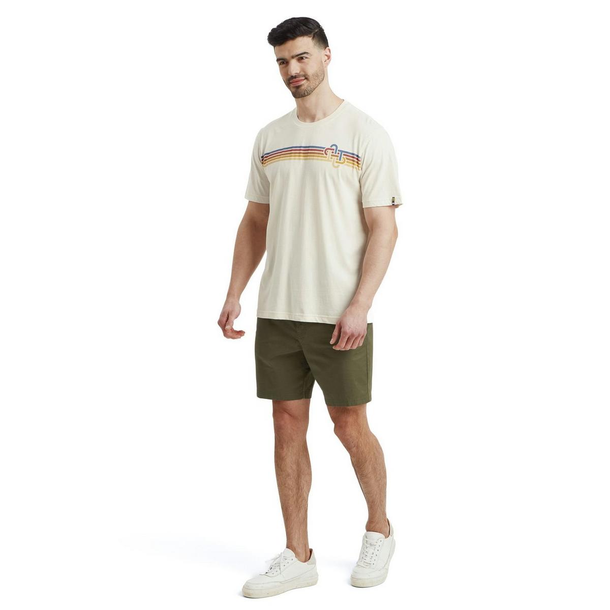Sherpa Adventure Men's Retro Knot T-Shirt - Cream