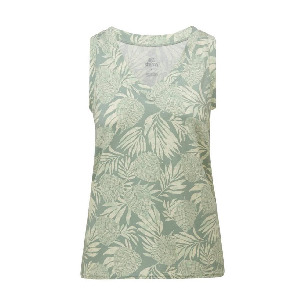 Sherpa Adventure Women's Neha V-Neck Tank Top - Green