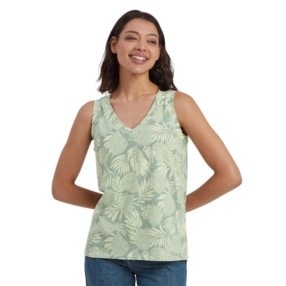 Sherpa Adventure Women's Neha V-Neck Tank Top - Green