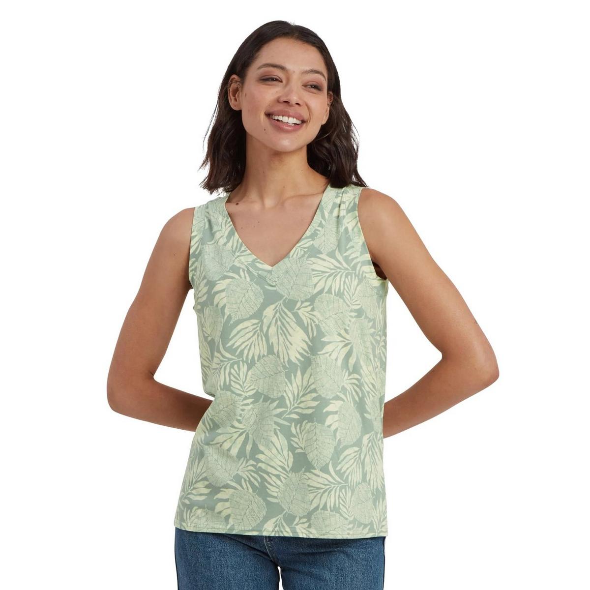 Sherpa Adventure Women's Neha V-Neck Tank Top - Green