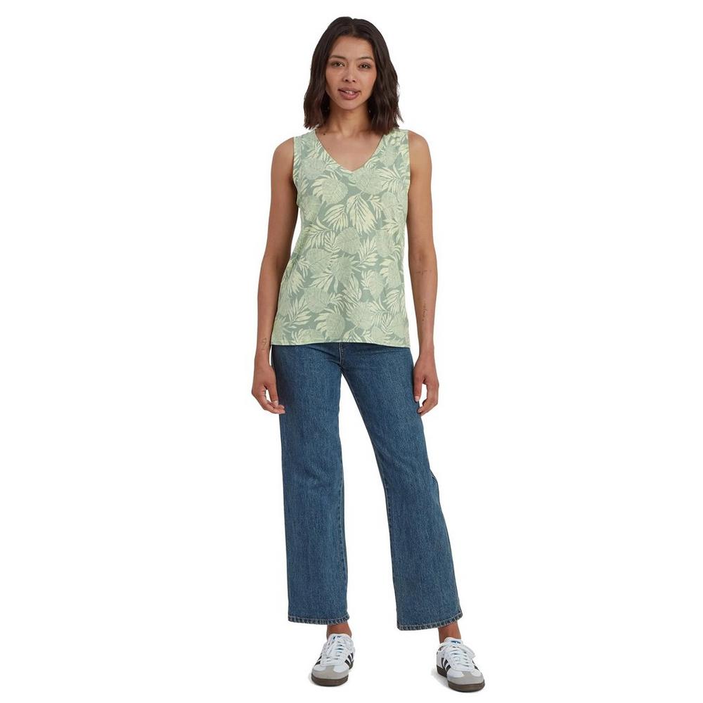 Sherpa Adventure Women's Neha V-Neck Tank Top - Green