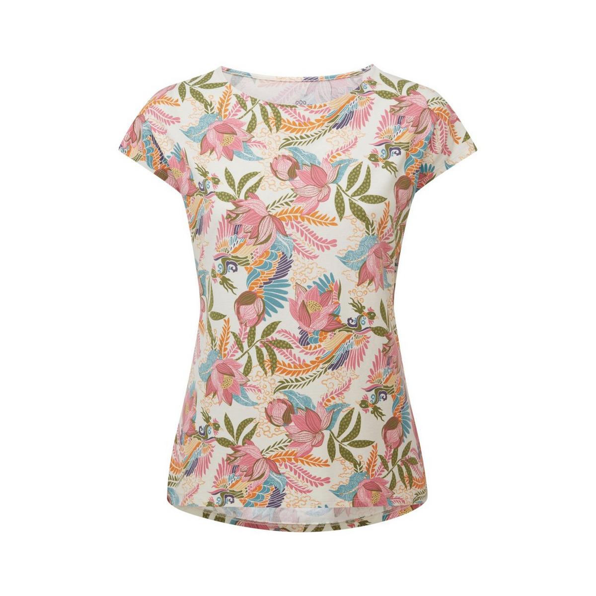 Sherpa Adventure Women's Neha T-Shirt - Cream / Multi