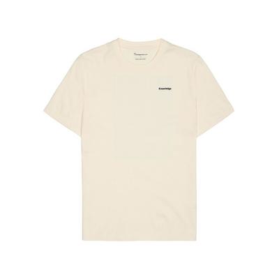 Knowledge Cotton Men's Nordic Lights T-Shirt - Cream
