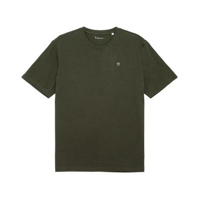 Knowledge Cotton Men's Loke Badge T-Shirt - Green