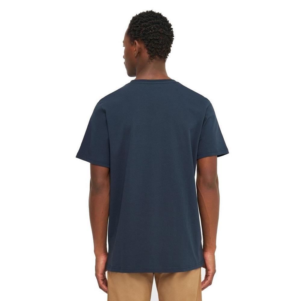 Knowledge Cotton Men's Loke Badge T-Shirt - Navy