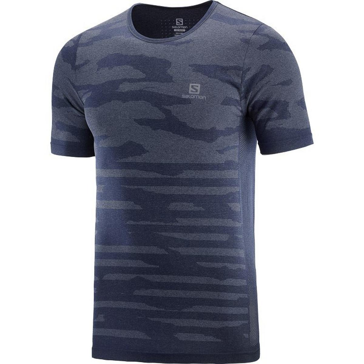 Salomon Men's Xa Camo Tee- Night Sky/ Heather