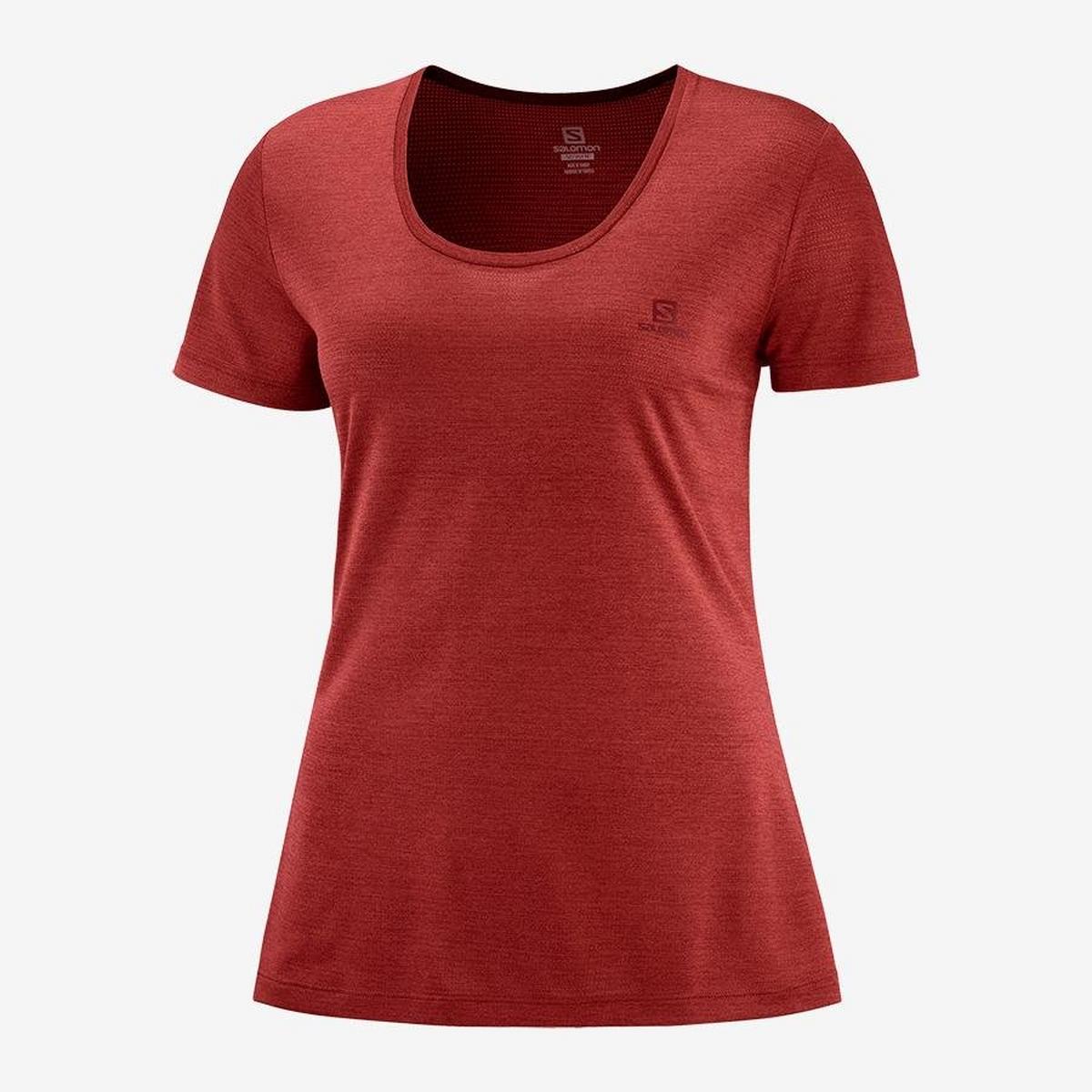 Salomon Women's Salomon Agile SS T-Shirt - Red