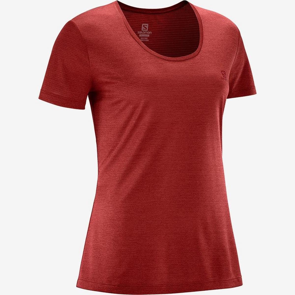 Salomon Women's Salomon Agile SS T-Shirt - Red