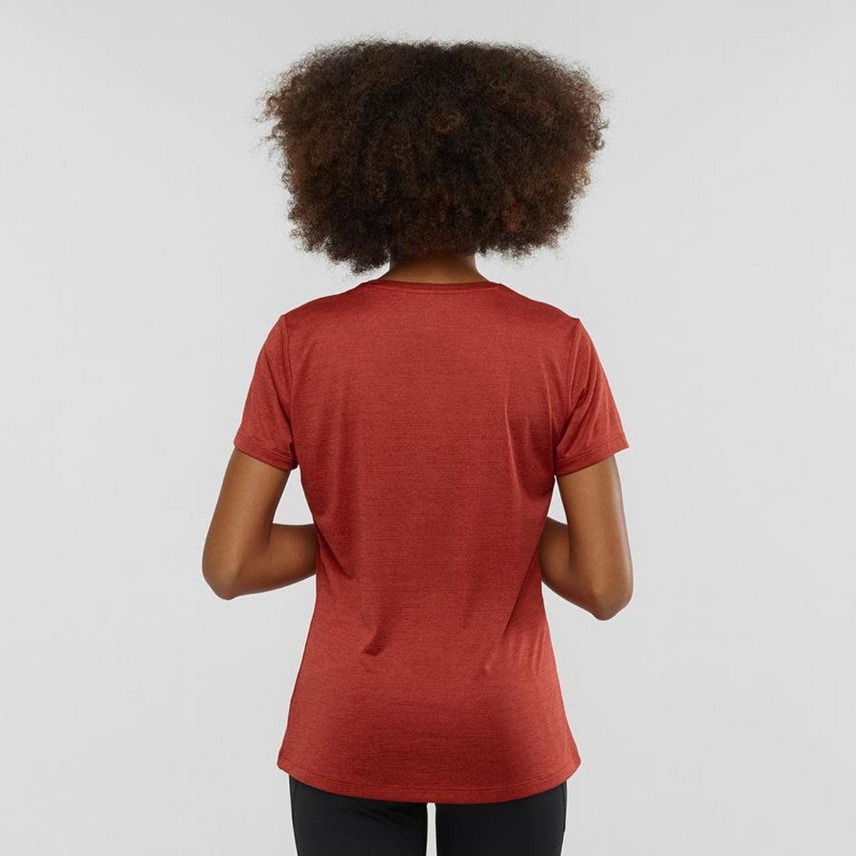 Salomon Women's Salomon Agile SS T-Shirt - Red